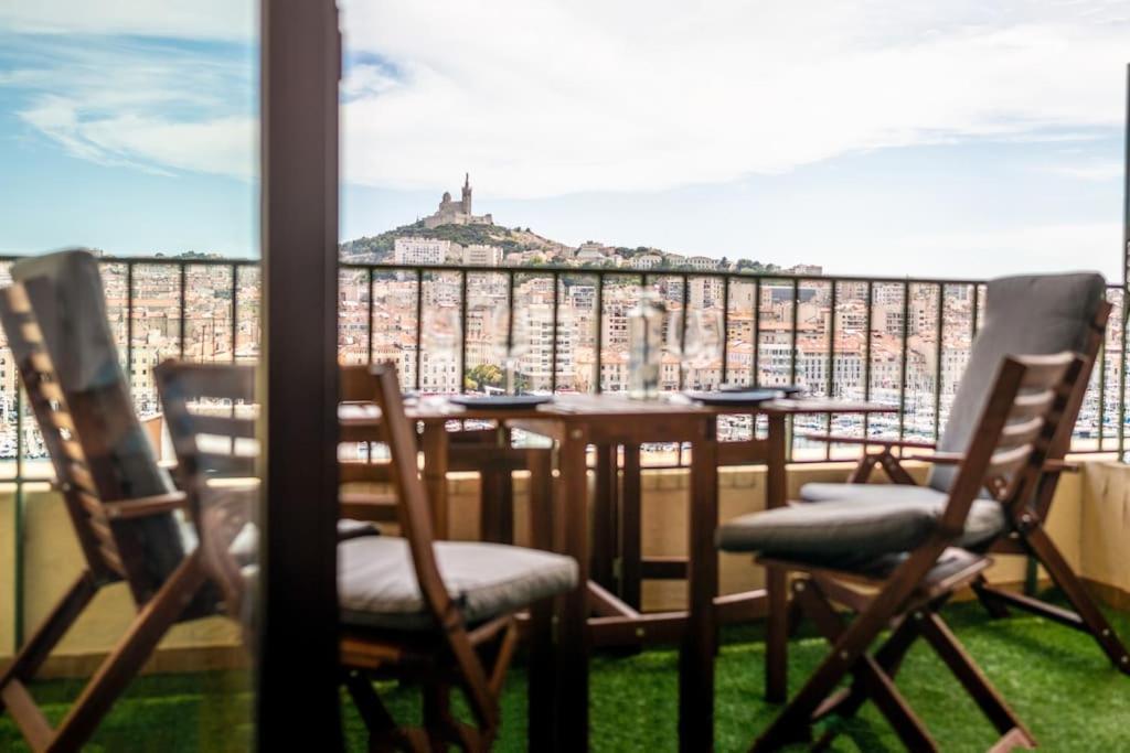 Terrace Apartment Old Port Exceptional View مارسيليا المظهر الخارجي الصورة
